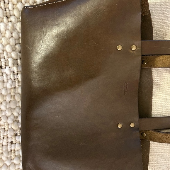 J. Stark University Leather Tote Bag - Picture 3 of 7
